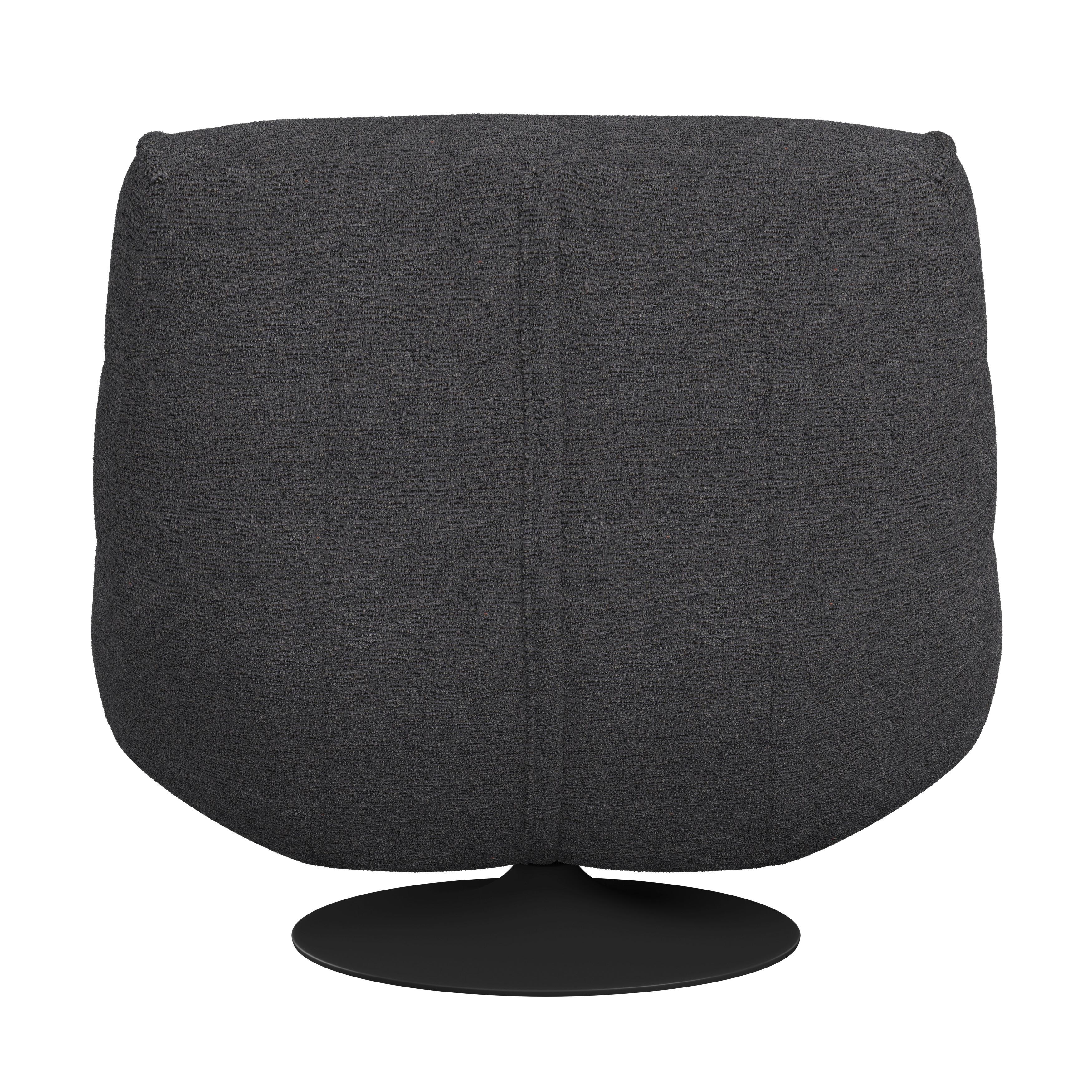 RELAXFÅTÖLJ LORENA - svart, Modern, metall/textil (101/83/95cm) - Bessagi Home