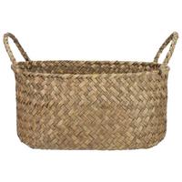 Coș Mason - culoare natur, Modern, materiale naturale/metal (23/16/16cm) - Modern Living