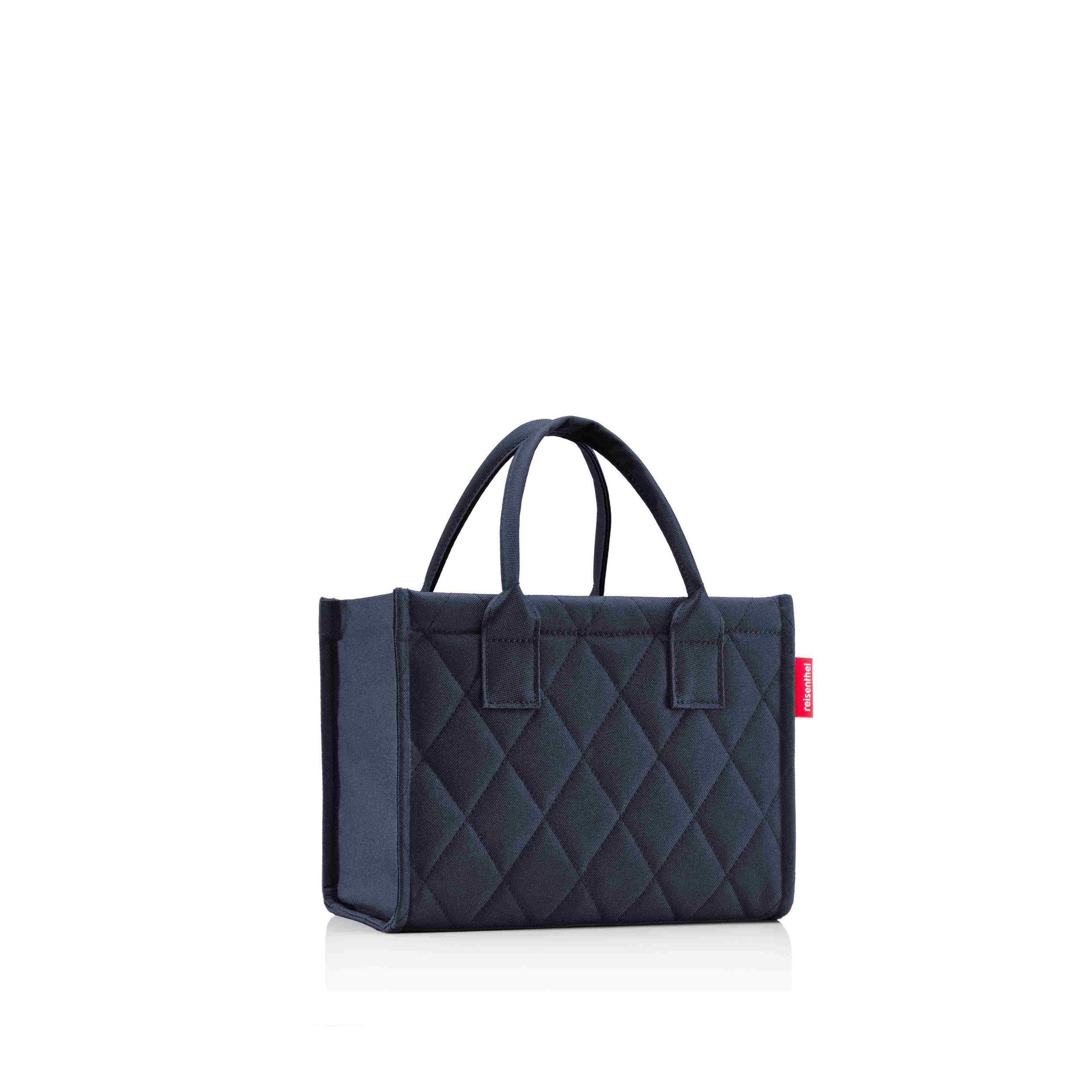 TORBA NA ZAKUPY DAILY SHOPPER XS RHOMBUS MIDN. - ciemnoniebieski, Basics, tkanina (27/21/14cm) - Reisenthel