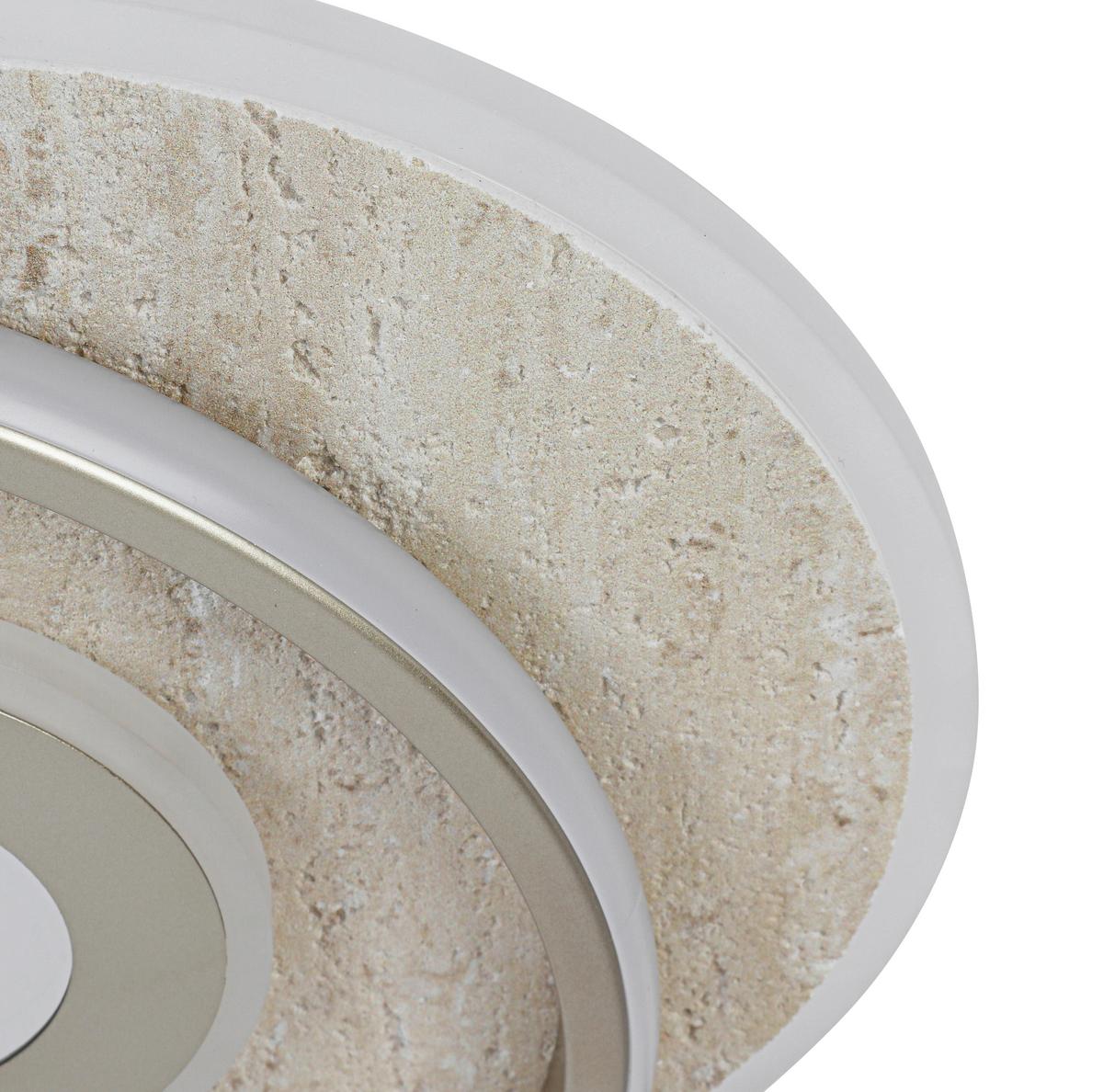 LED-Deckenleuchte Pul Champagnerfarben max. 24 Watt - Champagner, MODERN, Kunststoff/Metall (42/35/6cm) - Mömax