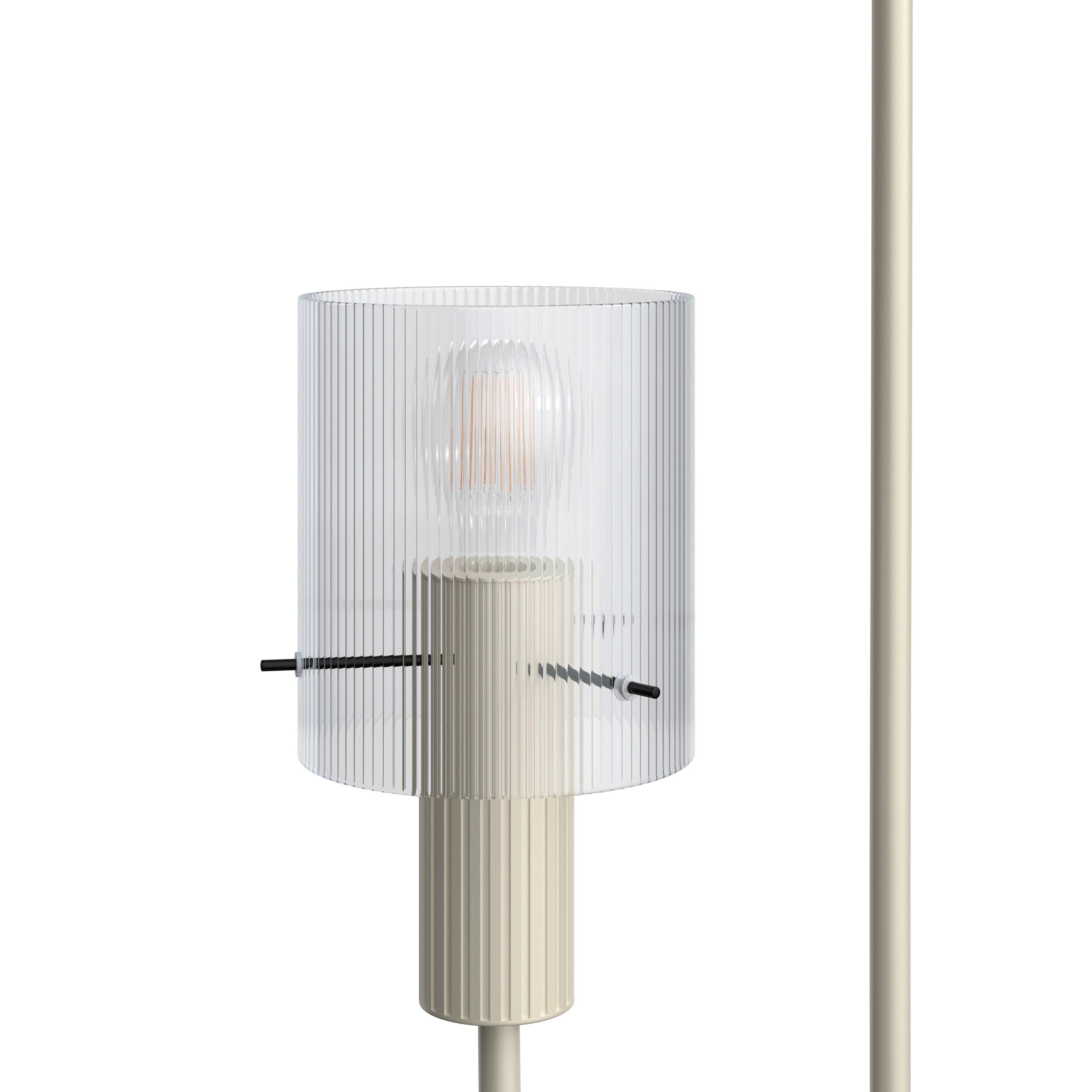 LAMPA STOJĄCA 70136A09 GÖTEBORG - beżowy/przezroczysty, Konventionell, metal/szkło (28/152cm) - Dieter Knoll