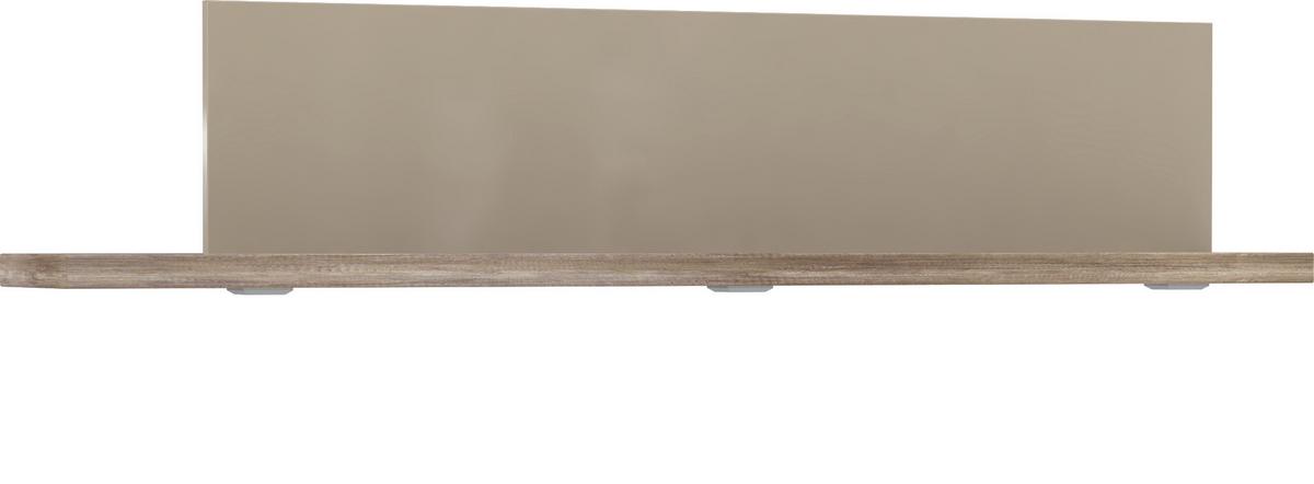Poliță de perete GENETIC - culoare lemn stejar, Konventionell, material pe bază de lemn (136/28,8/23cm) - Modern Living
