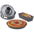 Backformen-set 4-teilig - Schwarz, KONVENTIONELL, Metall - MÖMAX modern living