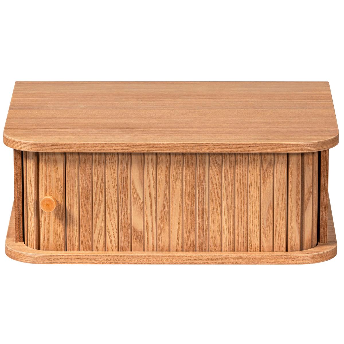 Nachttisch Jena Holz - Naturfarben, Design, Holz (40/30/15cm) - Livetastic