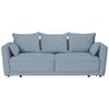 Canapea extensibilă Andora - albastru/bej, Modern, textil (238/90/104cm) - Mömax