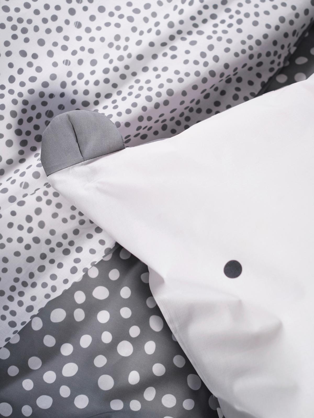 Lenjerie de pat DOG FUNNY cca. 140x200/50x70  cm - gri, Modern, textil (140/200cm)