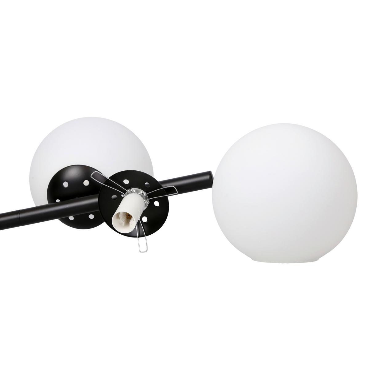 Viseća Svjetiljka Duo - bijela/crna, Basics, metal (32.5/15/115cm)