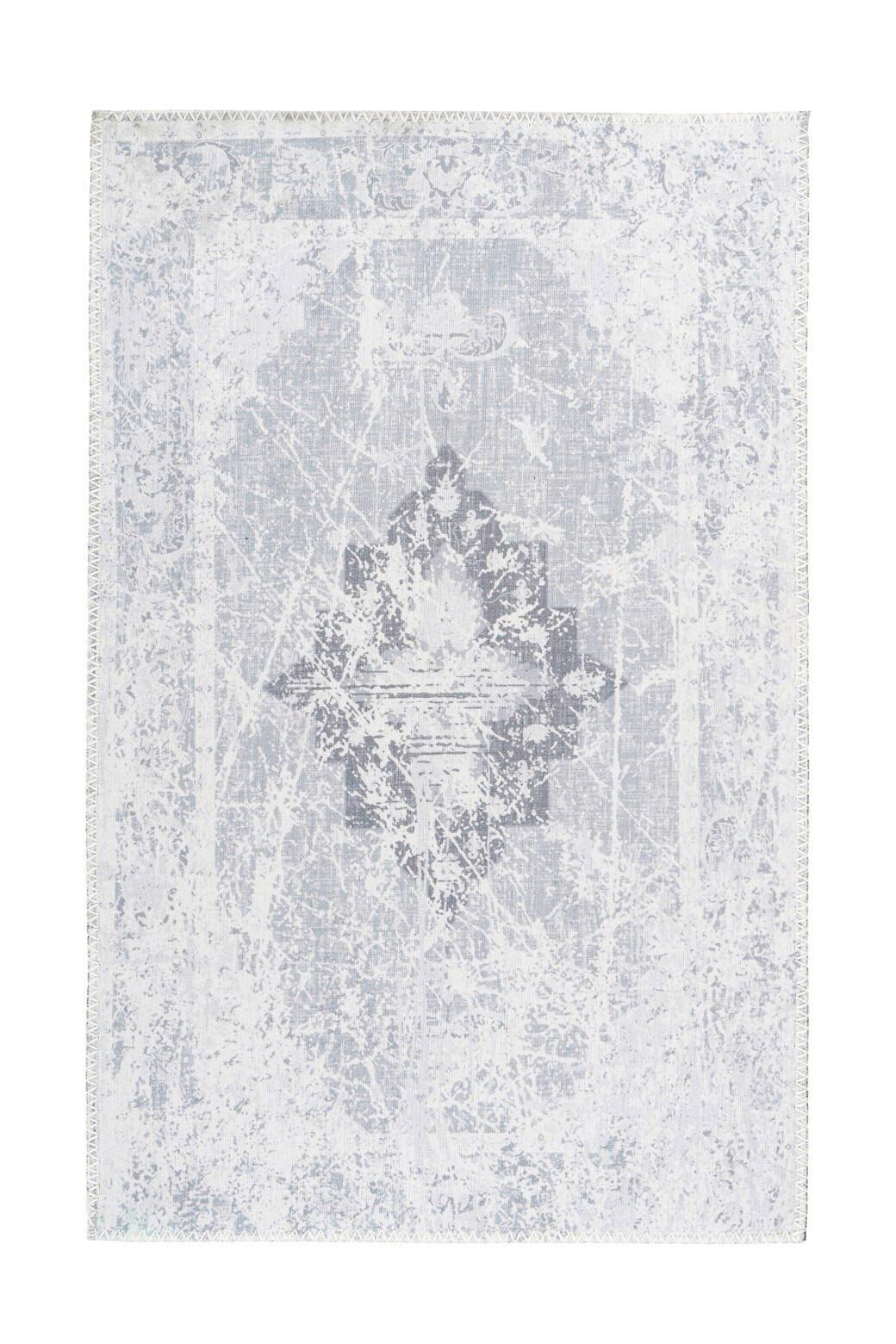 FLACHWEBETEPPICH PRAYER 100 GRAU - Grau, Konventionell, Textil (160/230cm) - Kayoom