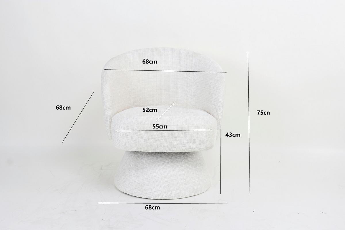 SCAUN ROTATIV MAJA -TREND- - verde deschis, Modern, lemn/metal (68cm) - Mömax