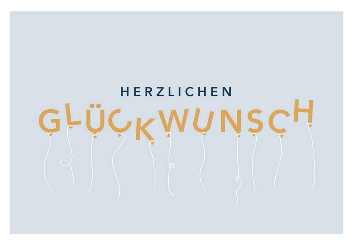 Klappkarte Kupfergold Multicolor - Basics, Papier (18/13cm)