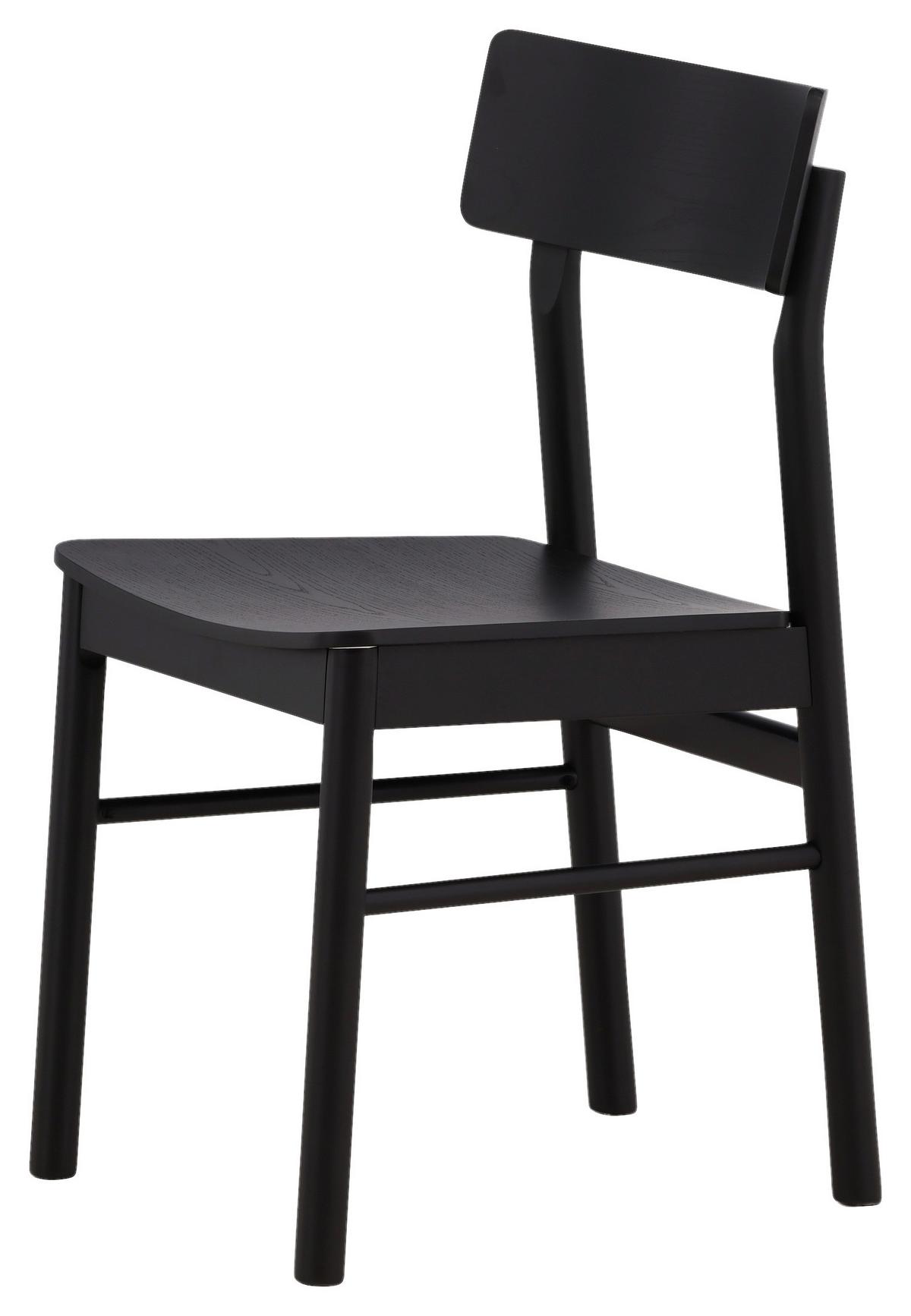 STUHL-SET MONTROS - Schwarz, Design, Holz/Holzwerkstoff (45.5/82/48cm) - Livetastic
