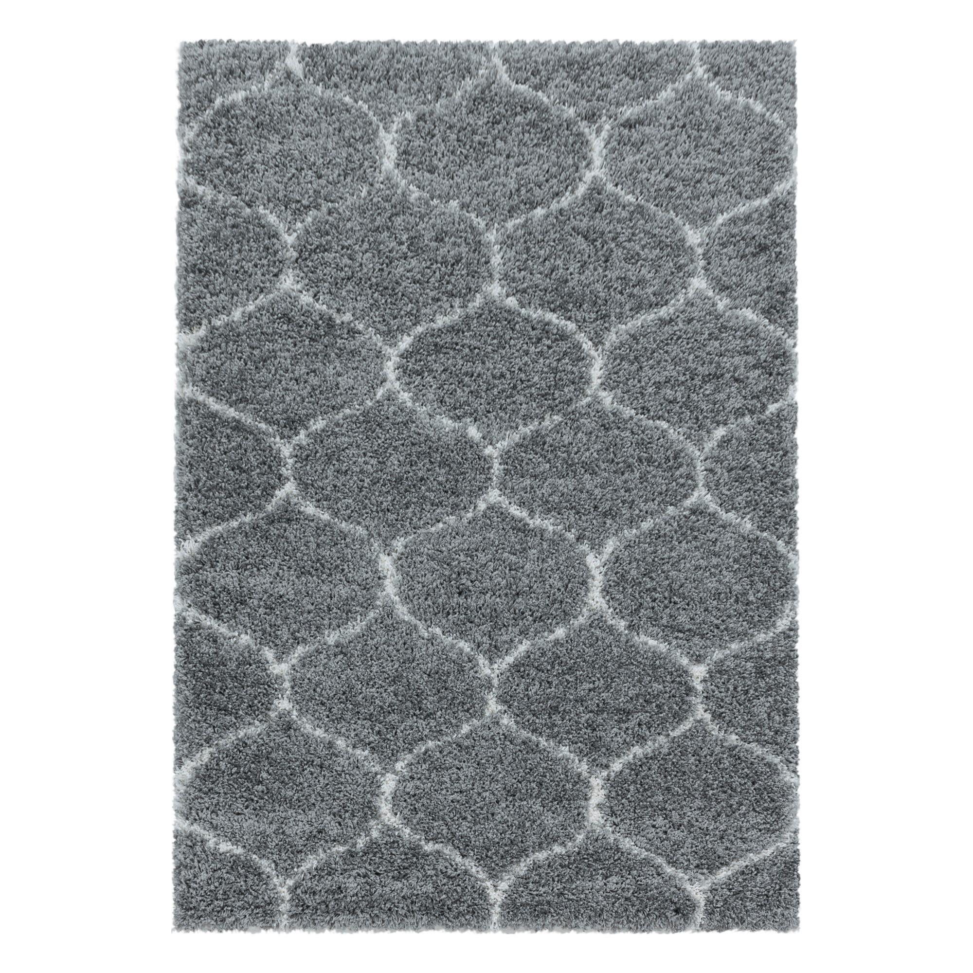 Webteppich Salsa Grau ca. 160x230cm - Grau, Design, Textil (160/230cm)