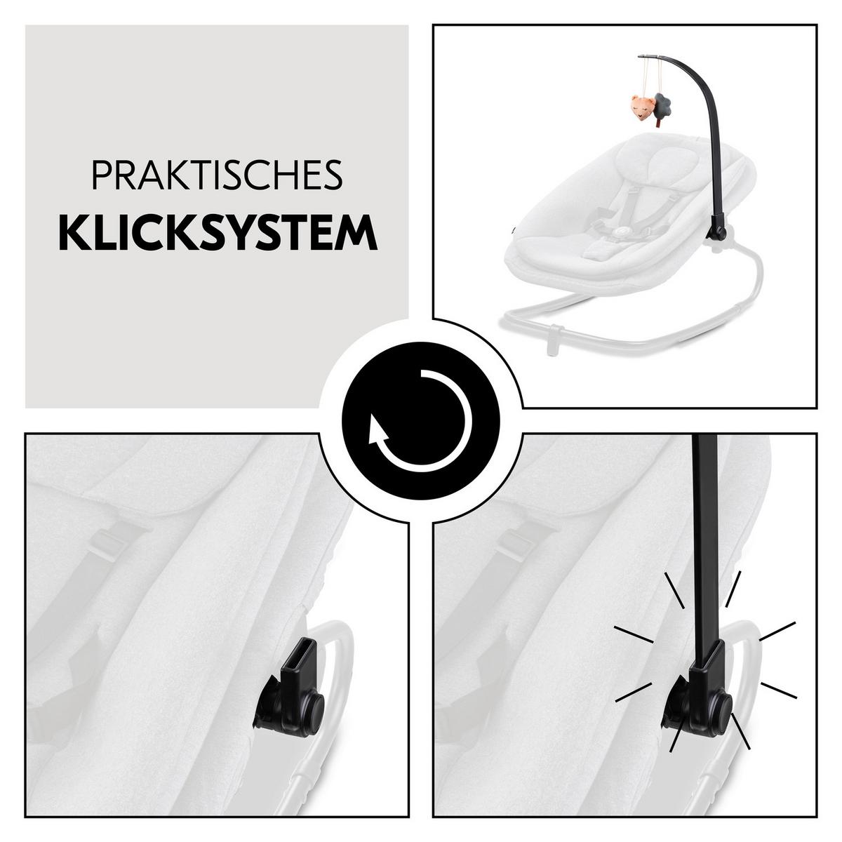 KARUZELA HIGHCHAIR BOUNCER MOBILE - Basics (40/20/3,5cm) - Hauck