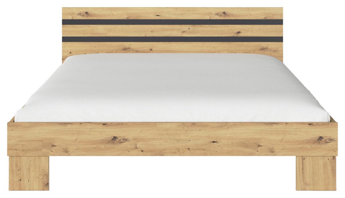 PAT FOSTER - stejar Artisan/gri, Konventionell, material pe bază de lemn (180/200cm)