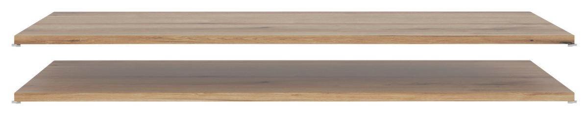 Set Polica 2/1 Dodatna Oprema - boje hrasta, Moderno, drvni materijal (102,9/1,6/47,7cm)