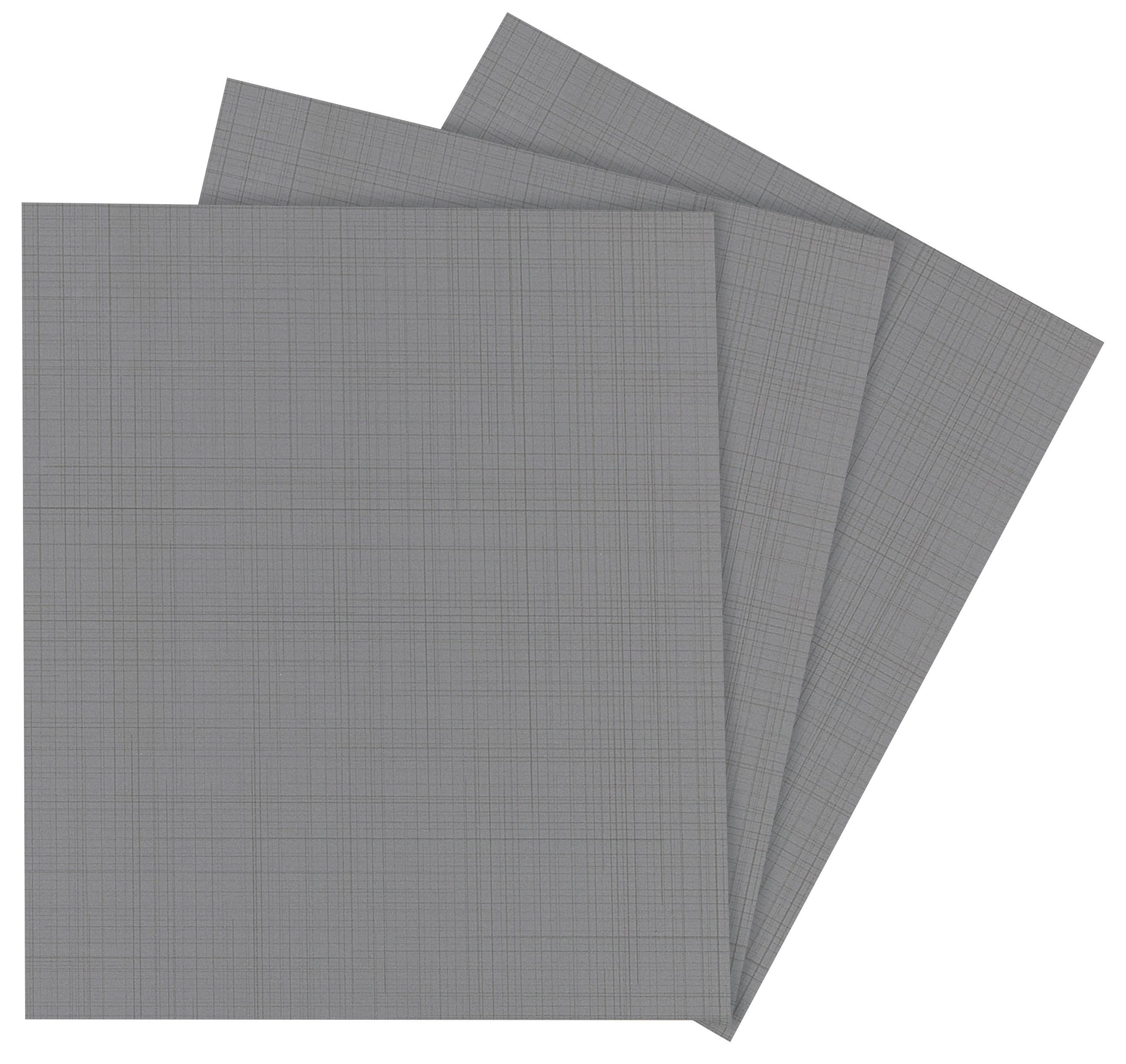 Polica Dodatak Fresh - siva, drvni materijal (48/2/50cm) - Modern Living