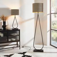 LAMPA STOJĄCA 8213612 - czarny, Trend, metal (35/17/137cm) - Light & Living