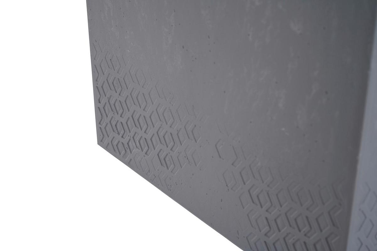 Blumenkasten Grau - Grau, Basics, Kunststoff (80/40/40cm) - Siena Garden