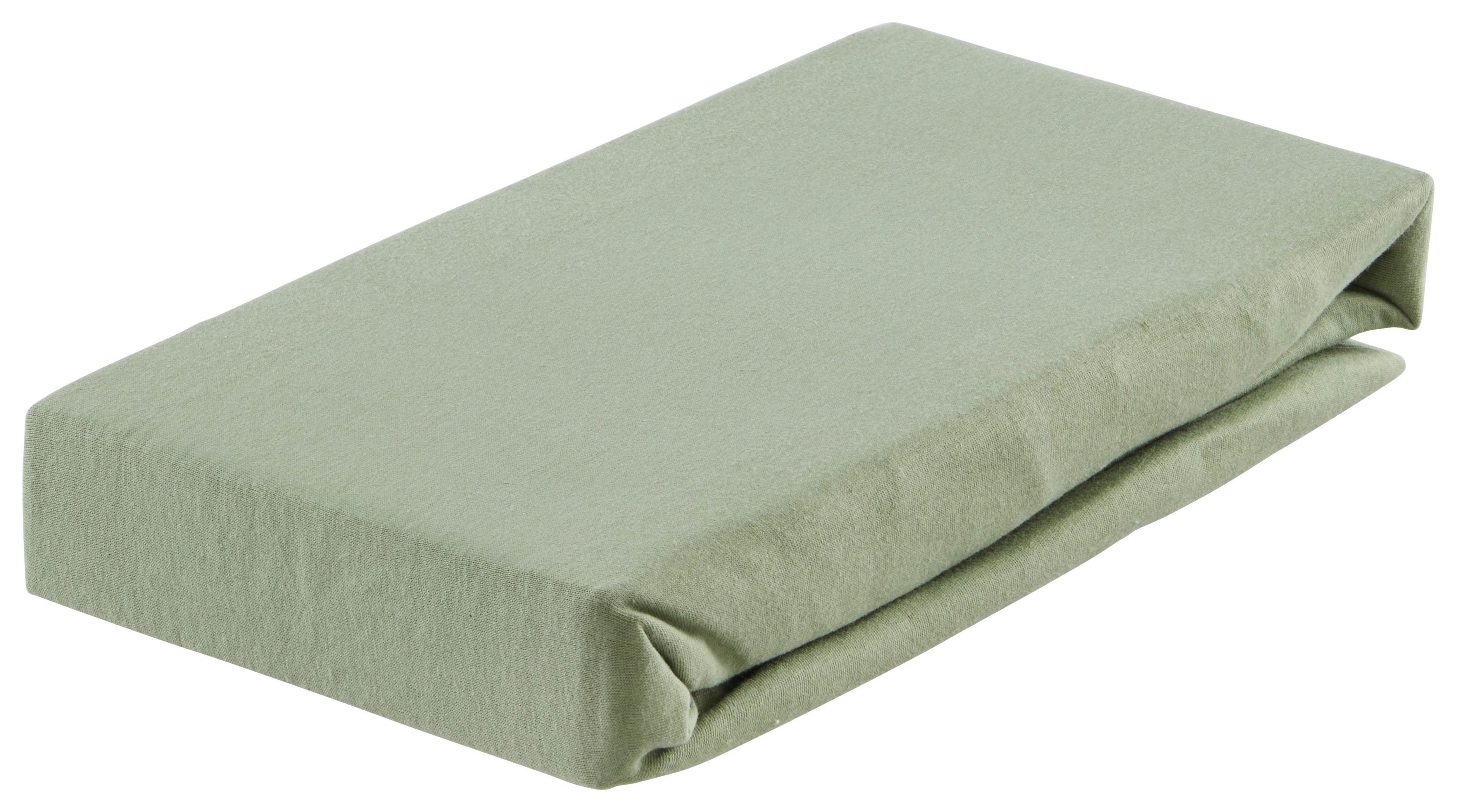 FIXLEINTUCH BASIC - Salbeigrün, Textil (150/200cm) - Modern Living