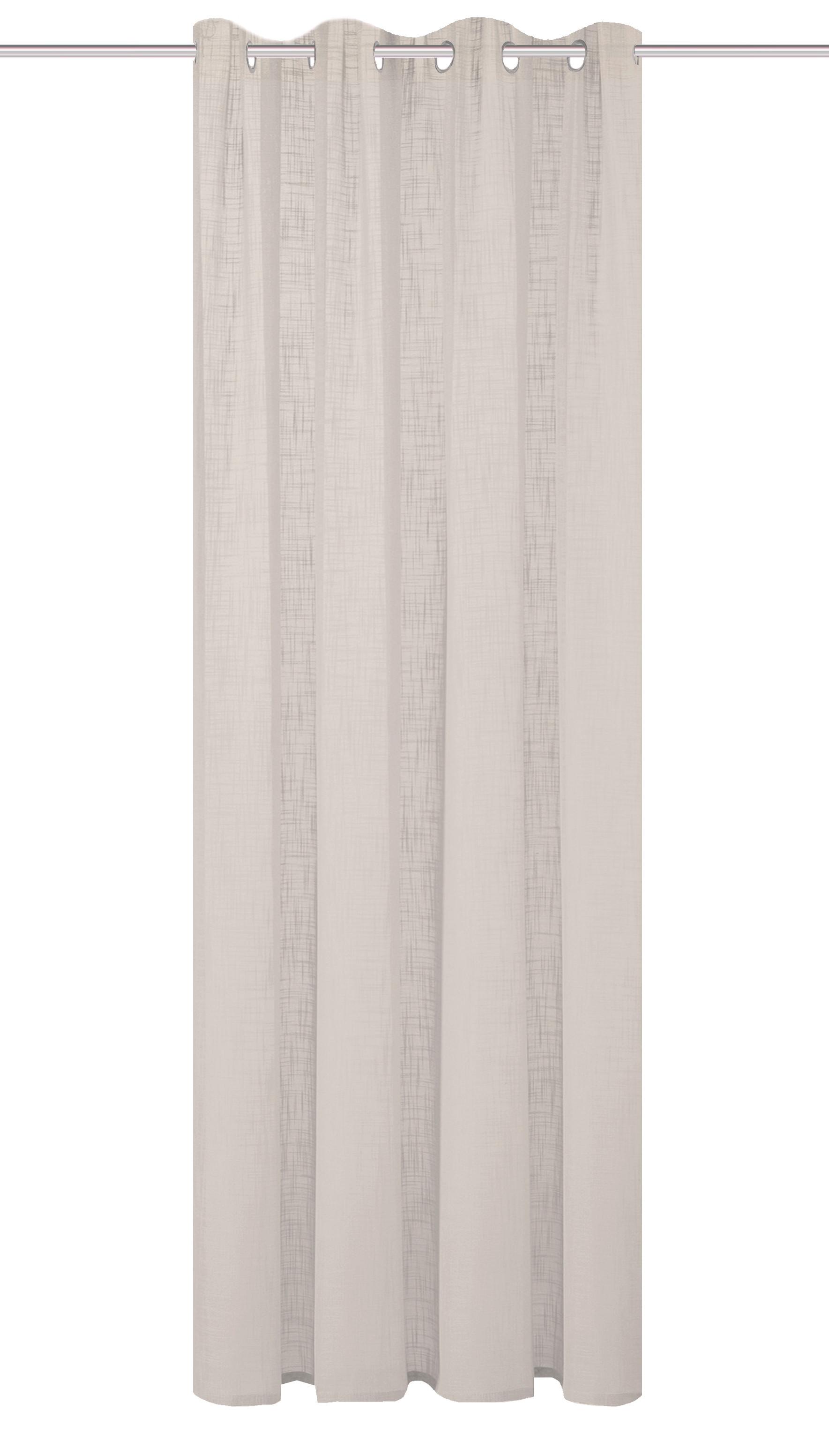 ZASŁONA NA PRZELOTKACH SOFTY - taupe, Basics, tkanina (140/245cm)
