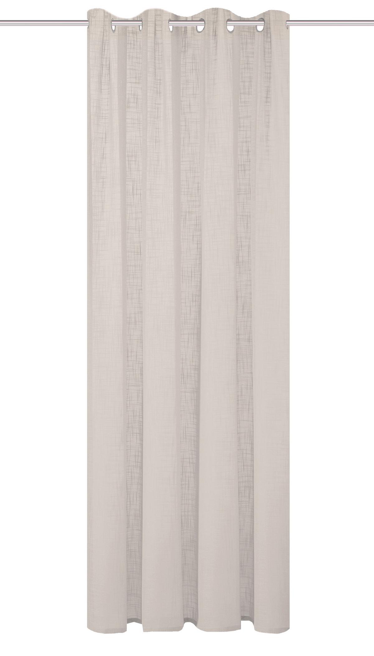 ZASŁONA NA PRZELOTKACH SOFTY - taupe, Basics, tkanina (140/245cm)