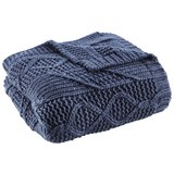Kuscheldecke Saskia ca. 130x180 cm - Blau, Textil (130/180cm) - Mömax modern living