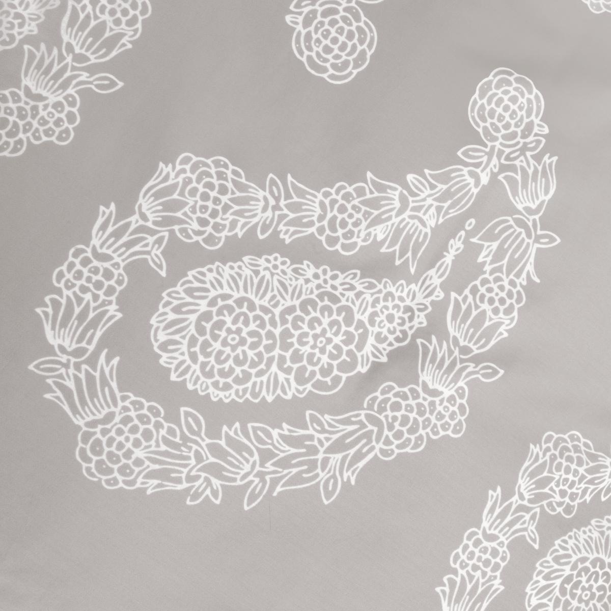 Bettwäsche Paisley ca. 135x200cm - Taupe/Weiß, LIFESTYLE, Textil (135/200cm) - Premium Living