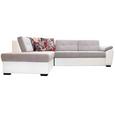 Funkcijska Sedežna Garnitura Dream New - Desna - siva/bela, Moderno, tekstil (220/290cm) - MÖMAX modern living