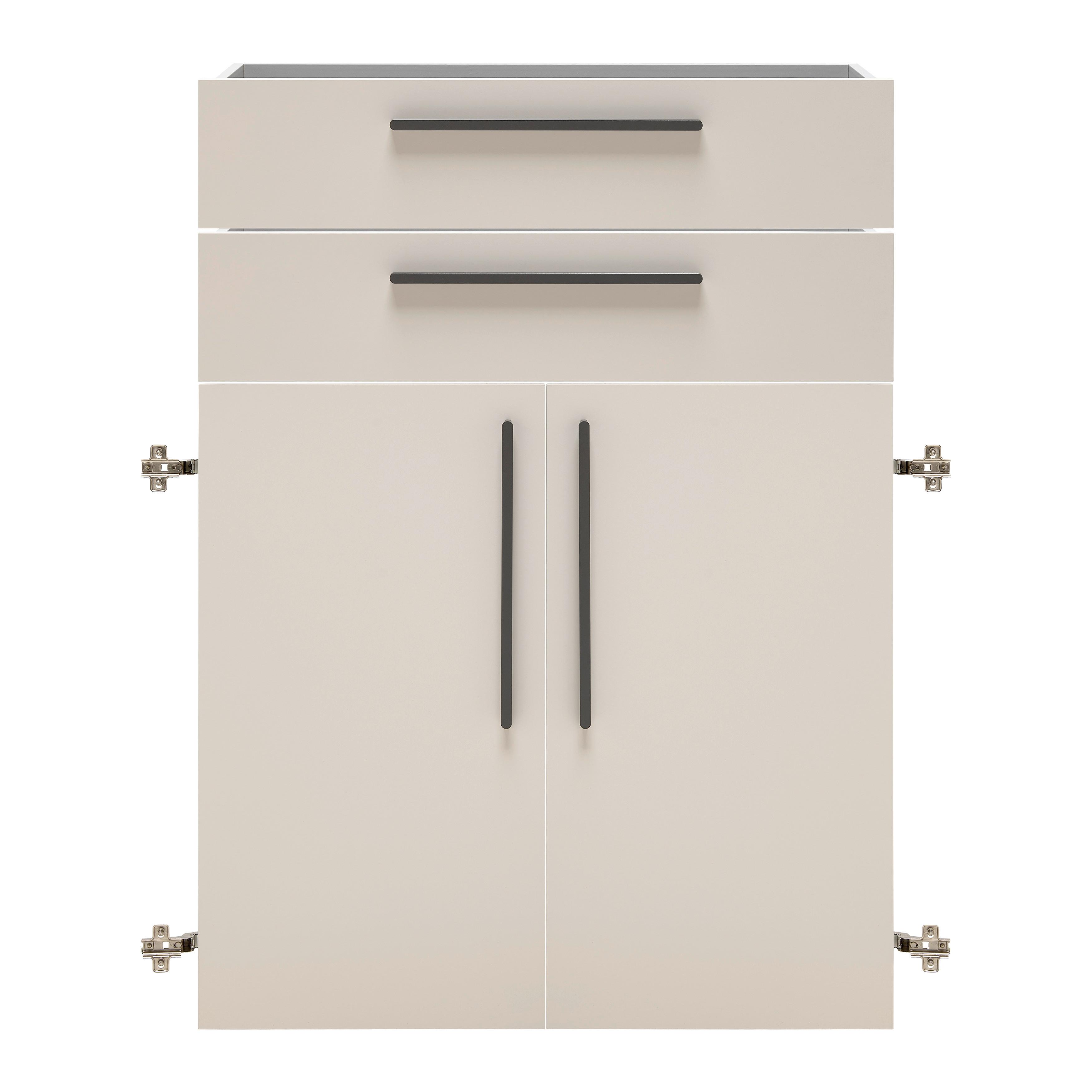 Frontenset Massiccio Champagnerfarben - Champagner, MODERN, Holzwerkstoff (74/101cm) - Mömax