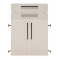 Frontenset Massiccio Champagnerfarben - Champagner, MODERN, Holzwerkstoff (74/101cm) - Mömax