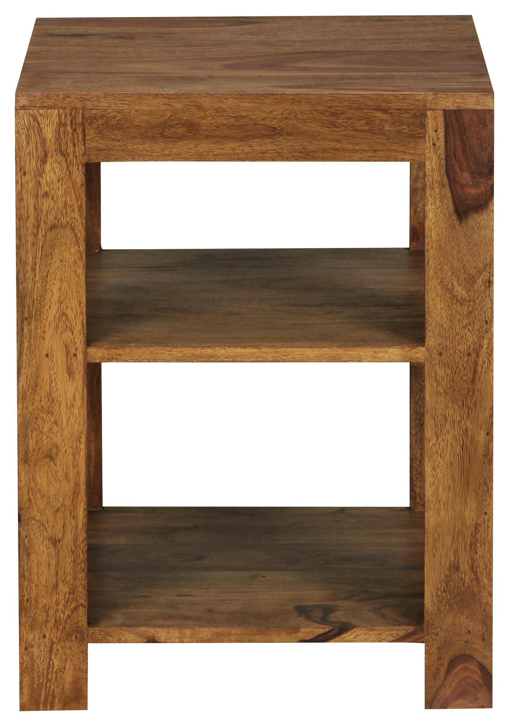 Standregal Mumbai Sheeshamholz - Sheeshamfarben, MODERN, Holz (44/60/44cm) - MID.YOU