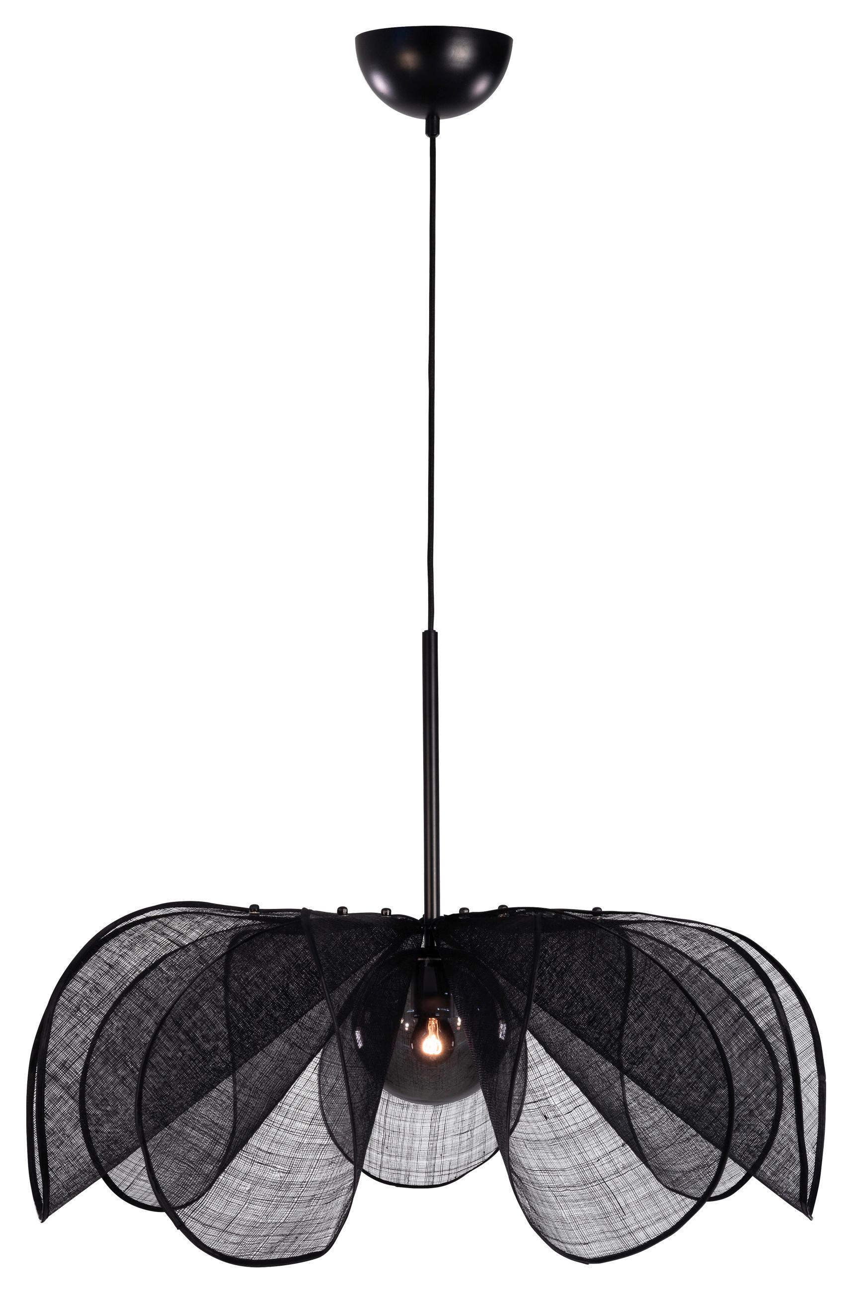 Pendelleuchte Styrka max. 40 Watt - Schwarz/Grau, Basics (75/75/60cm) - Markslöjd
