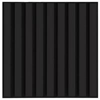 PANEL AKUSTYCZNY DP40 - czarny, Design, materiał drewnopochodny/tkanina (40/40/1,8cm) - Xora