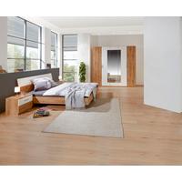 Spavaća Soba Katrin - bijela/boje hrasta, Konvencionalno, drvni materijal (180/200cm) - Based