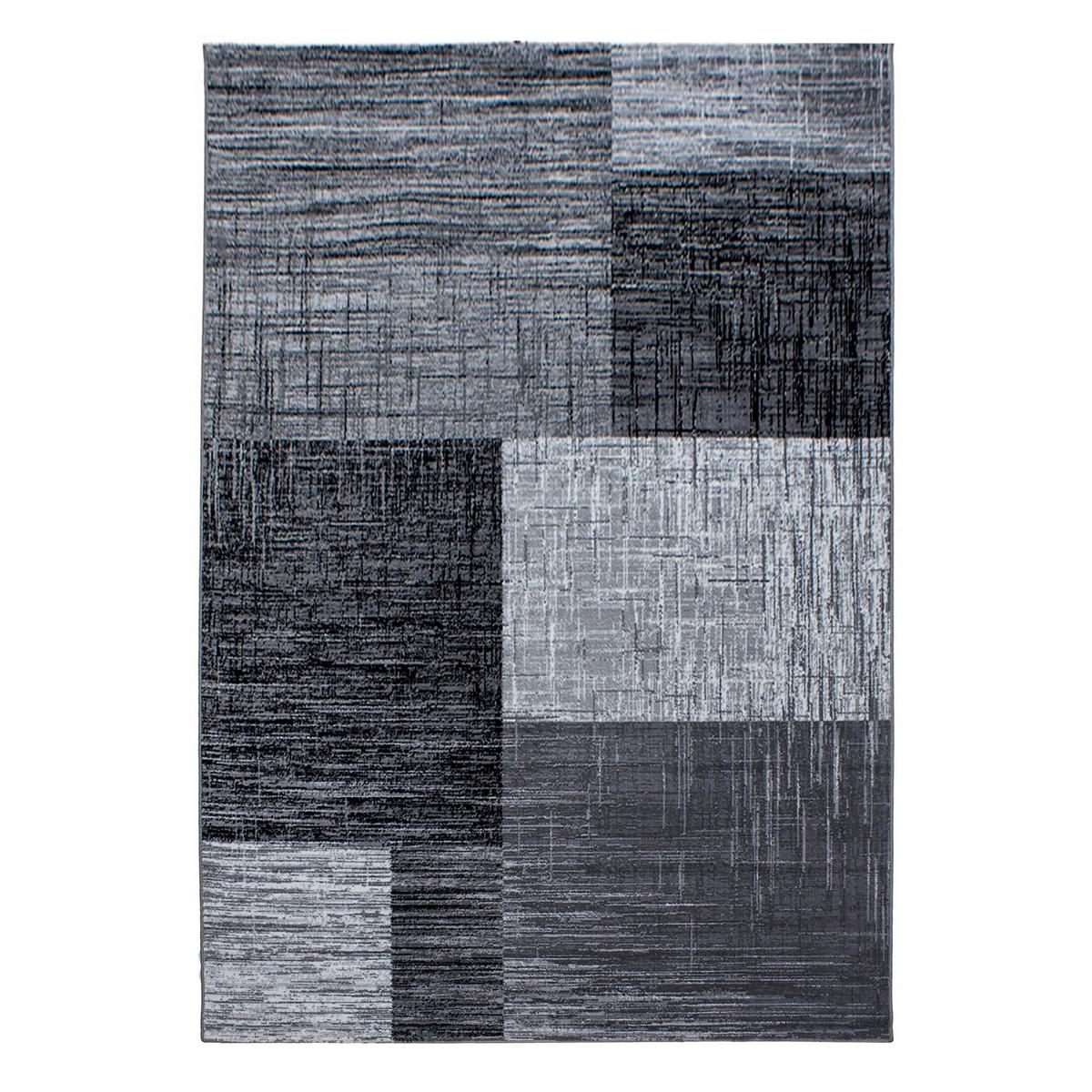 Webteppich Plus Schwarz ca. 240x340cm - Schwarz, Basics, Textil (240/340cm) - Novel