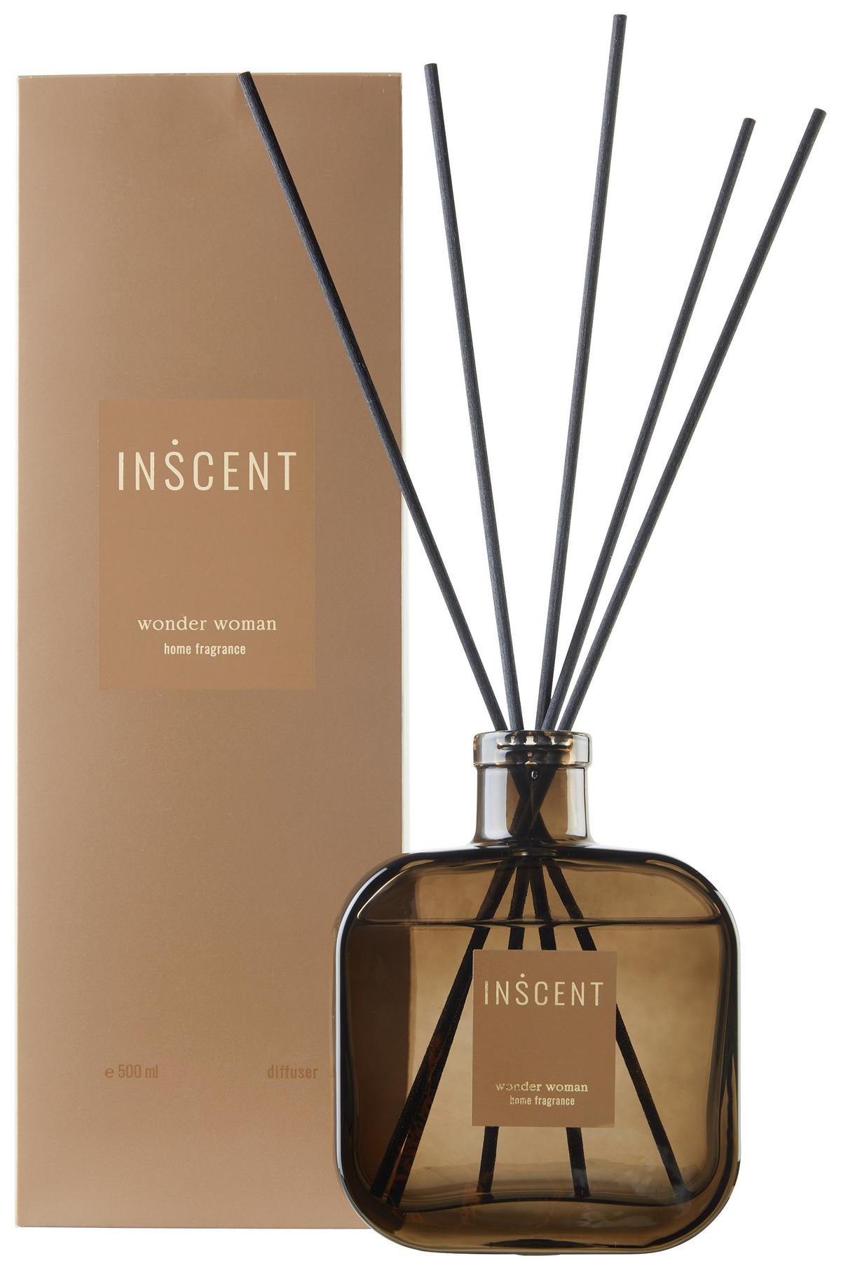 Diffúzor Wonder Woman - barna/átlátszó, Design, Üveg (500ml) - Inscent