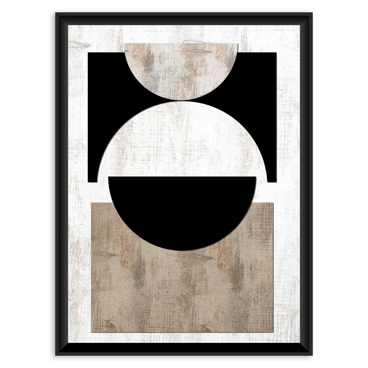 Kép Nero - fekete/színes, faalapú anyag/papír (30/40cm) - Modern Living
