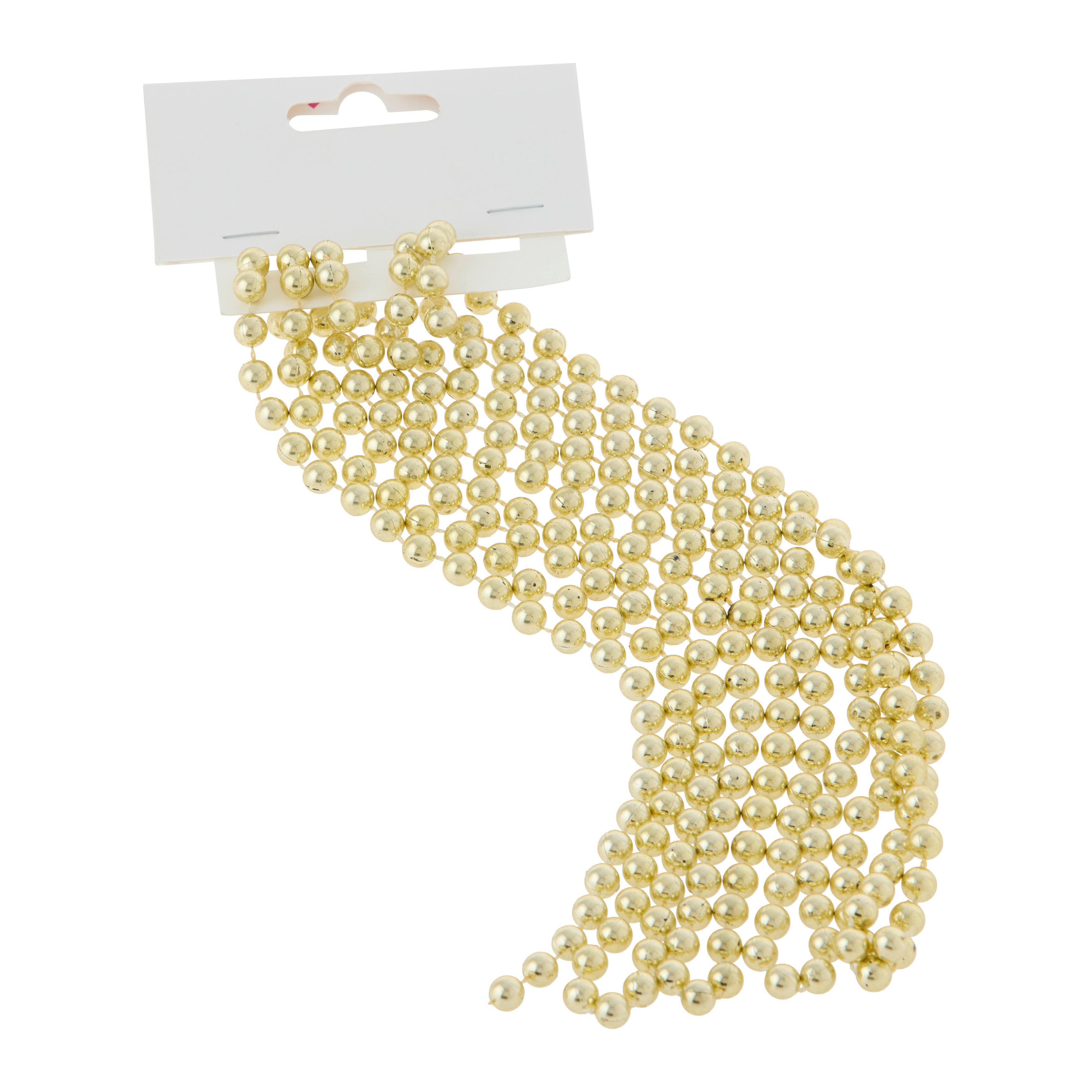 Girlanda Pearl - zlate barve/srebrne barve, Konvencionalno, umetna masa (0,8/270cm) - Mömax