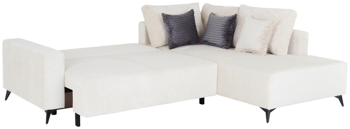 Canapea modulara VIKTOR - bej/crem, Modern, textil (270/212cm) - Modern Living