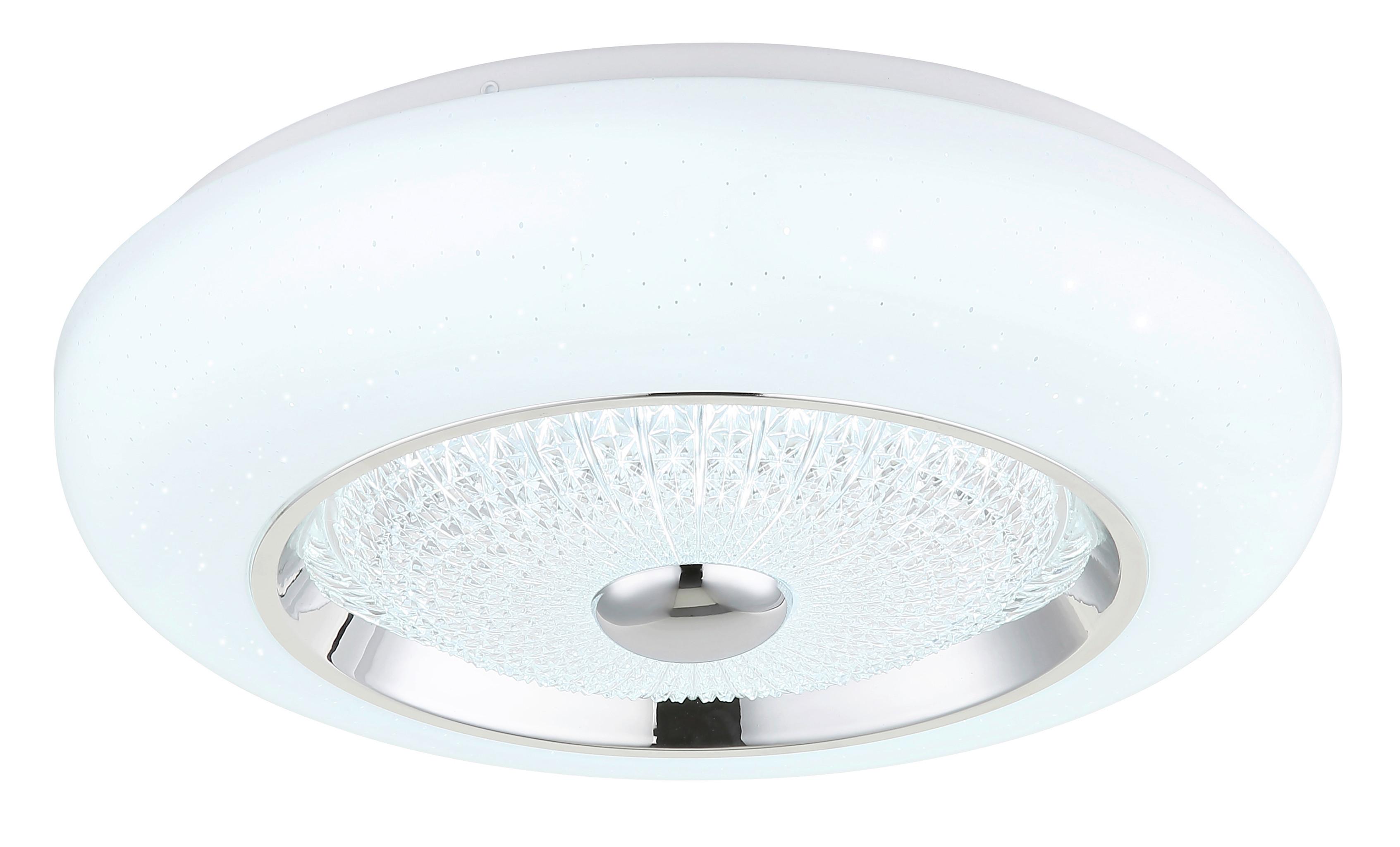 LED Mennyezeti Lámpa 48071-18 Graham - krómszínű/opál, Design, műanyag/fém (38,5/10cm) - Globo