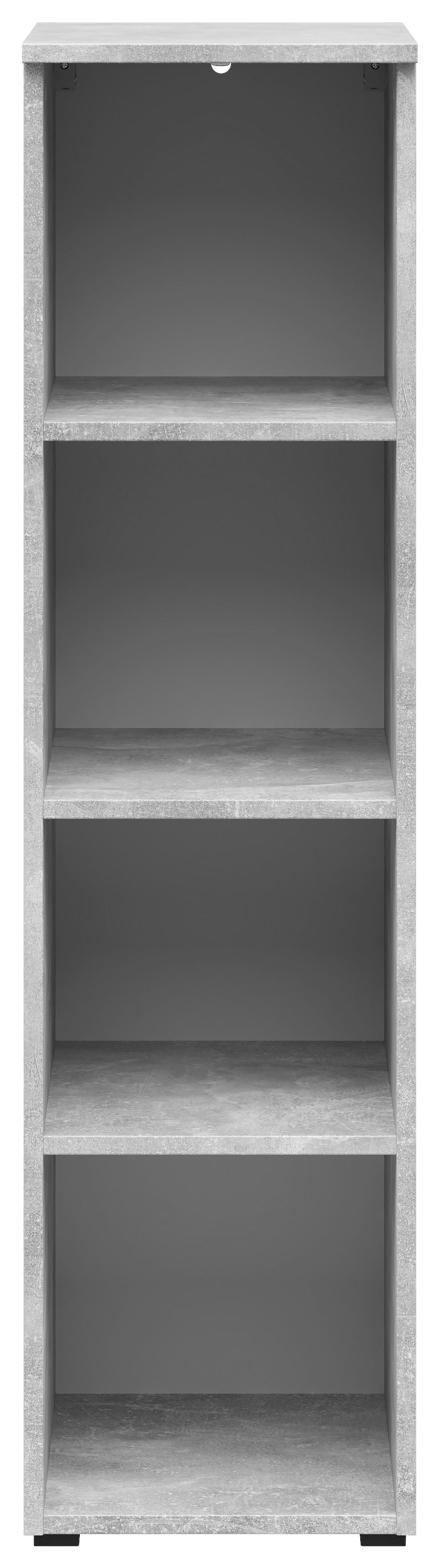 Regal Multistauraum Grau - Anthrazit/Grau, MODERN, Holzwerkstoff/Kunststoff (30/115/40cm) - Mömax