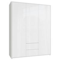 Omara S Klasičnimi Vrati Alice, Bela - bela/visoki sijaj, Trend, leseni material (169/214/60cm) - Carryhome