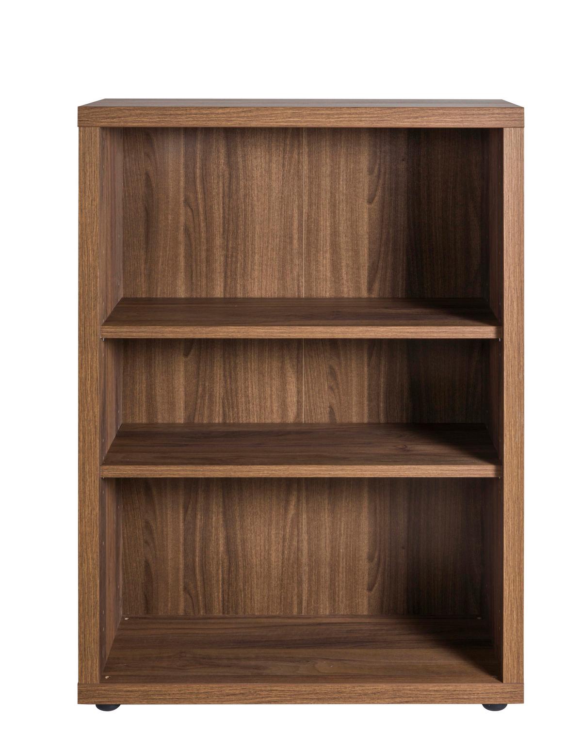 Polica Rilega - boja oraha, Moderno, pločasti materijal (81,9/111,2/35,5cm) - Modern Living