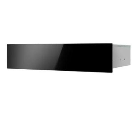 Wärmeschublade WS241600S schwarz Glas - Schwarz, Glas (55,4/14,1/54,1cm) - Amica