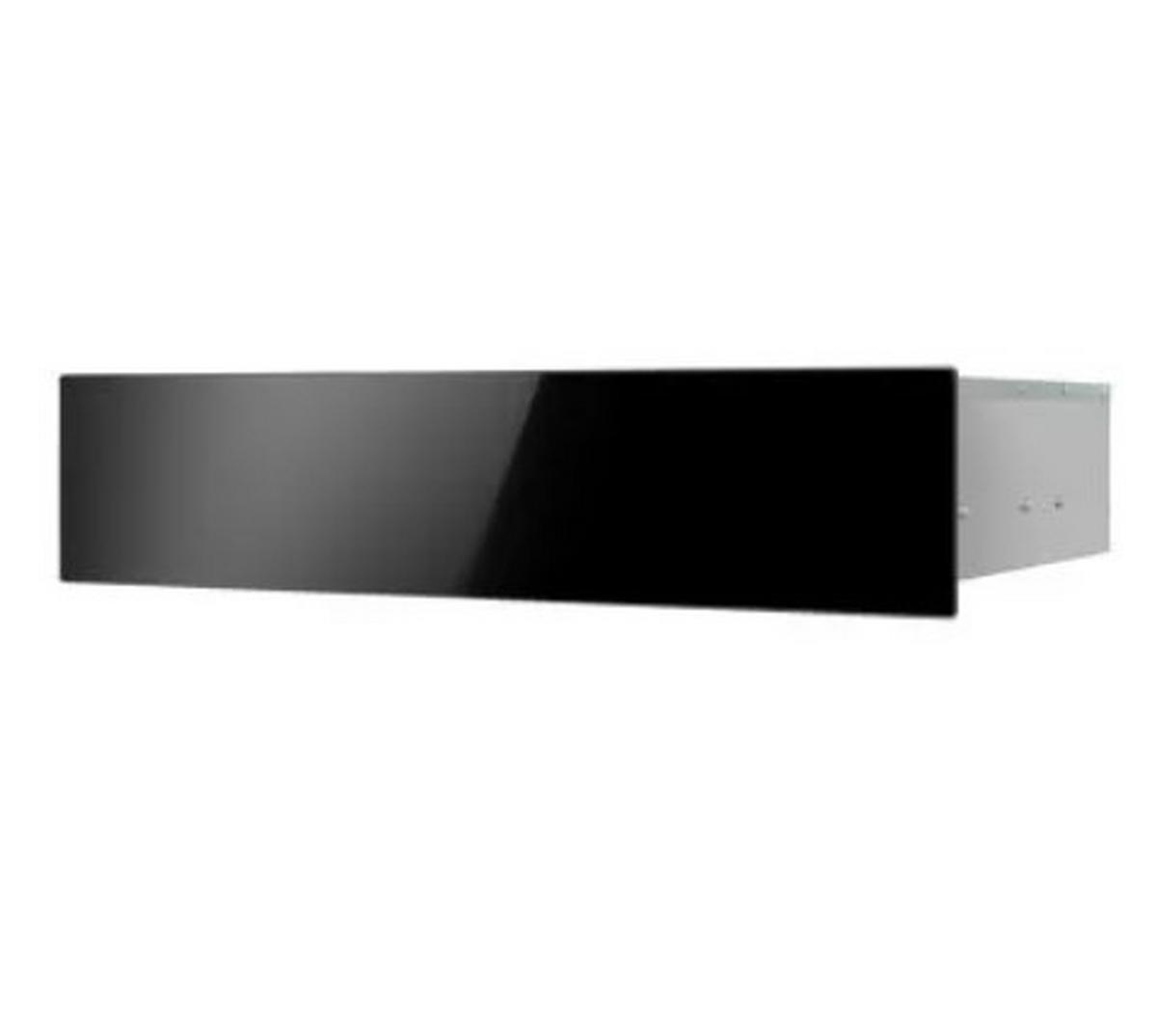 Wärmeschublade WS241600S schwarz Glas - Schwarz, Glas (55,4/14,1/54,1cm) - Amica