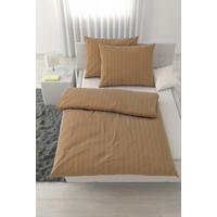 Lenjerie de pat Dobby Streif cca. 2X50X70/200X220 cm - auriu, textil (200/220cm) - Mömax