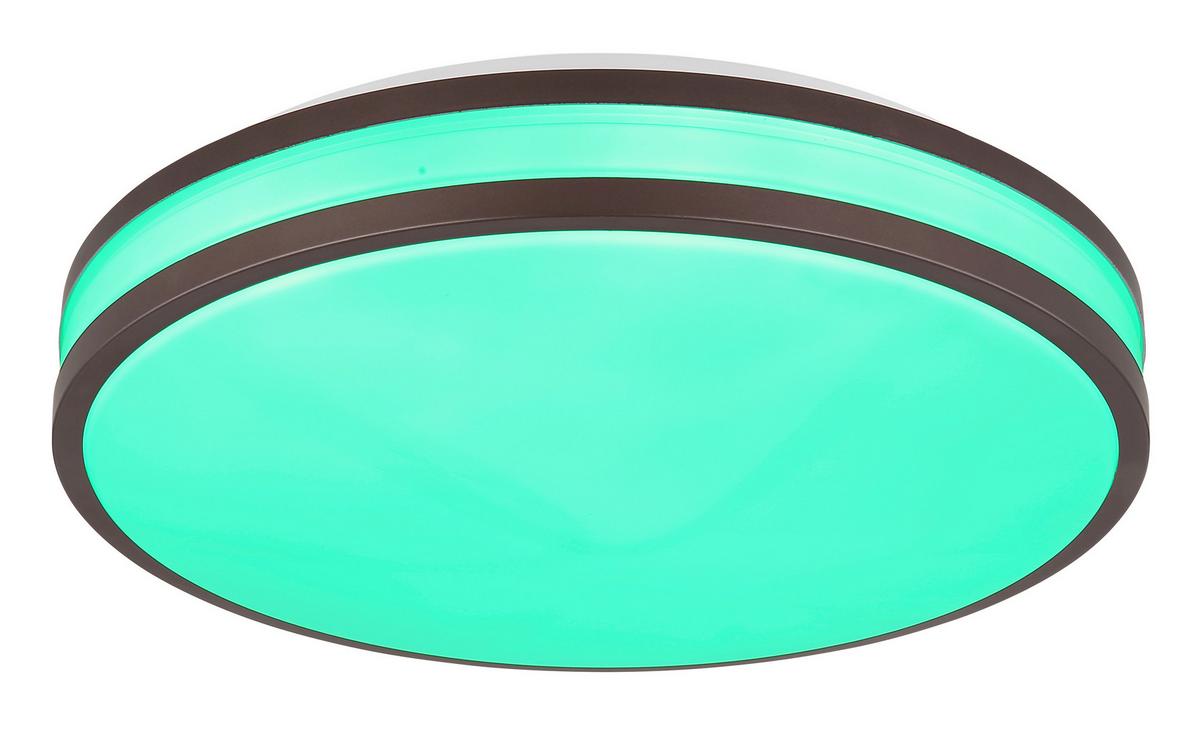 Stropna Led-svetilka Betha, S Sijalko - bela/barve kapučina, Konvencionalno, kovina/umetna masa (34/7cm) - Globo