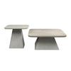 COUCHTISCH THIAGO - Creme, MODERN, Holzwerkstoff/Stein (55/34/55/34/32/46cm) - Bessagi Home