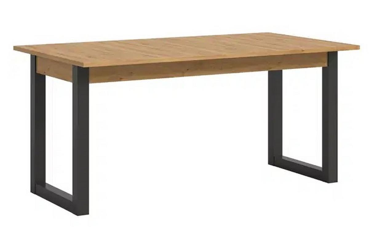 Raztegljiva Miza Seattle 150 Az, Barva Hrasta, Temno Siva - antracit/hrast artisan, Konvencionalno, leseni material (150-190cm) - MID.YOU