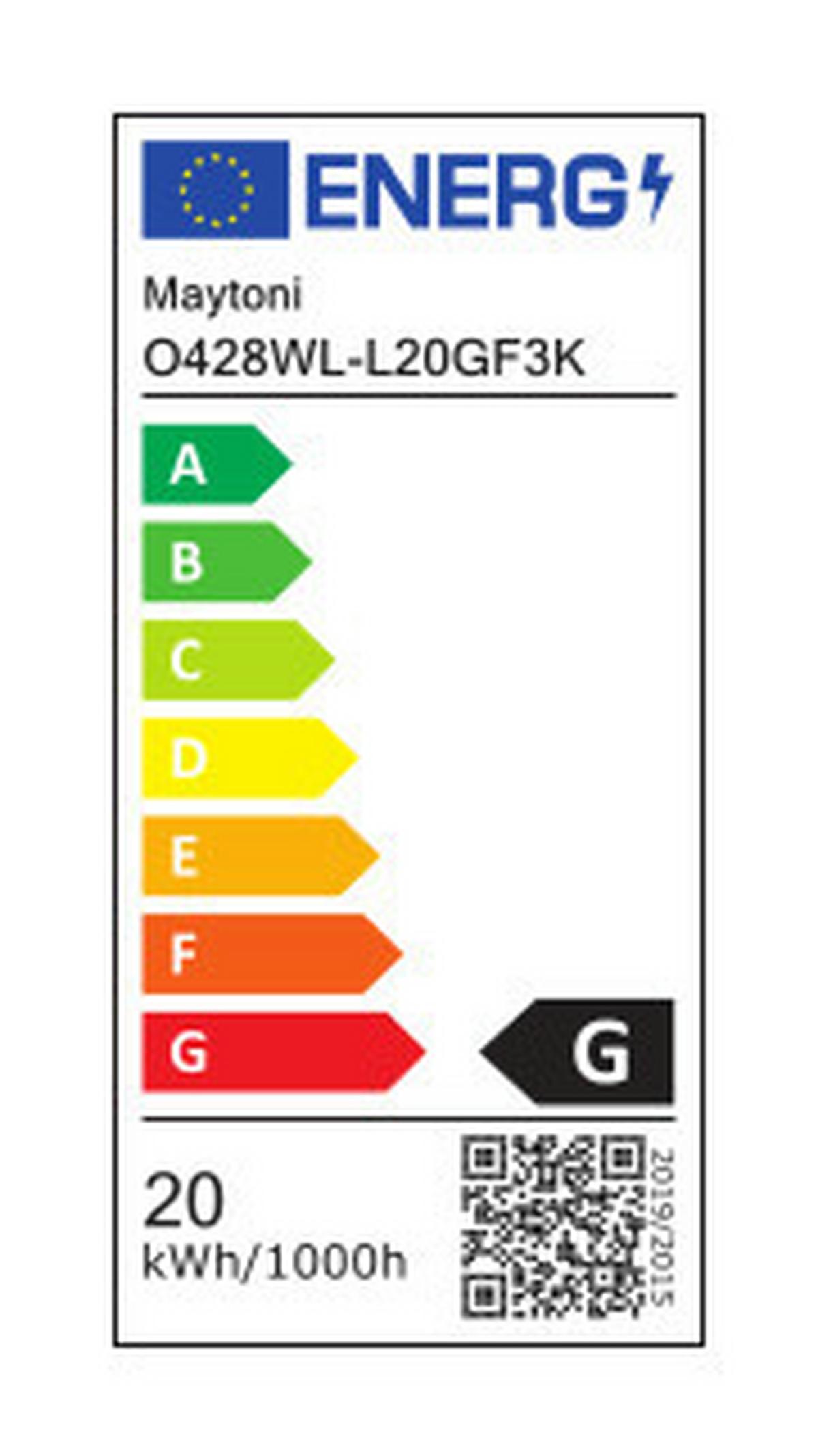AUSSENWANDLEUCHTE LOT - Graphitfarben, Modern, Metall (30/12/5,5cm) - MAYTONI